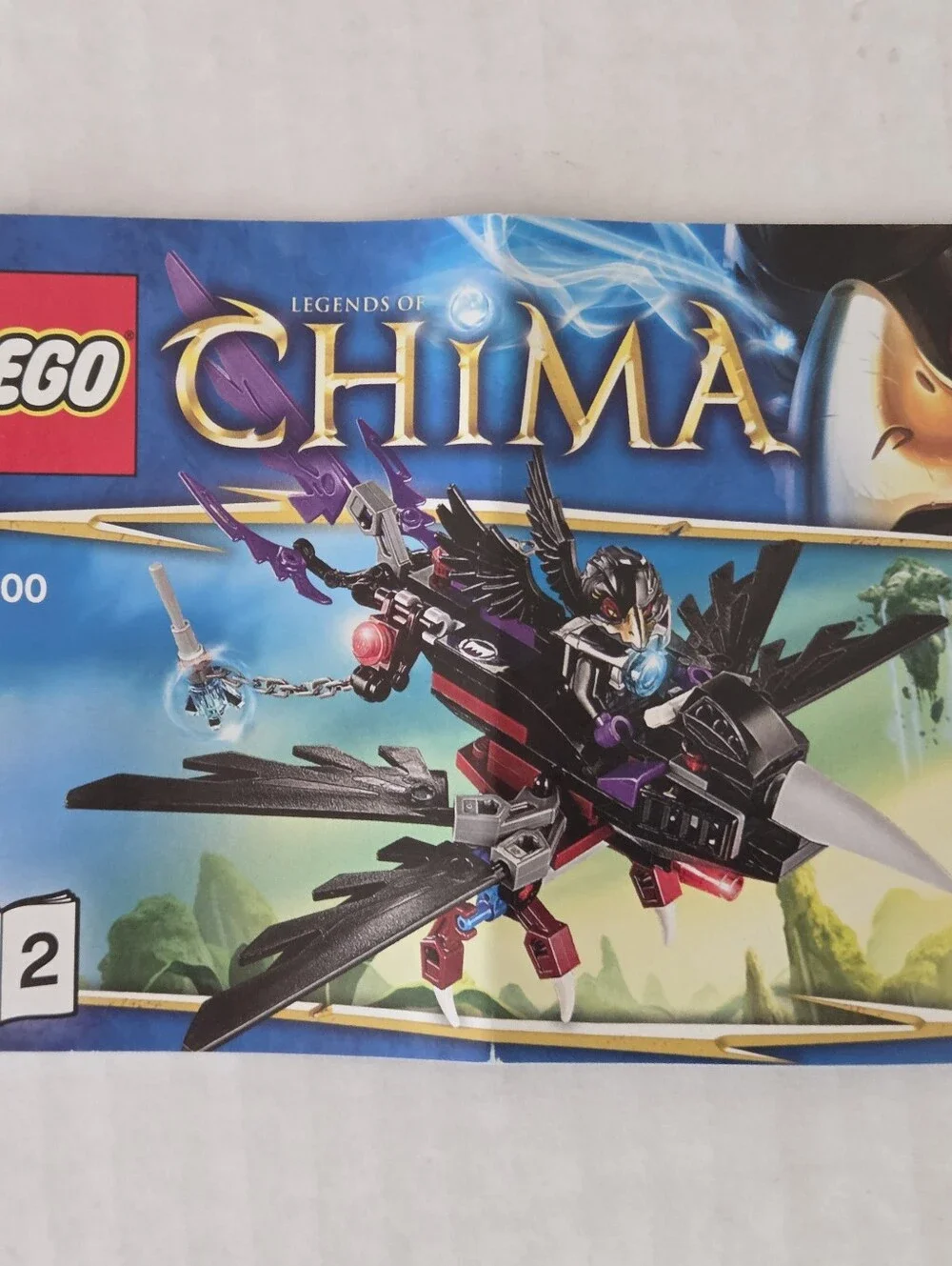 Lego 2013 Legends Of Chima Razcal's Glider 70000 w/Insructions **READ DES**